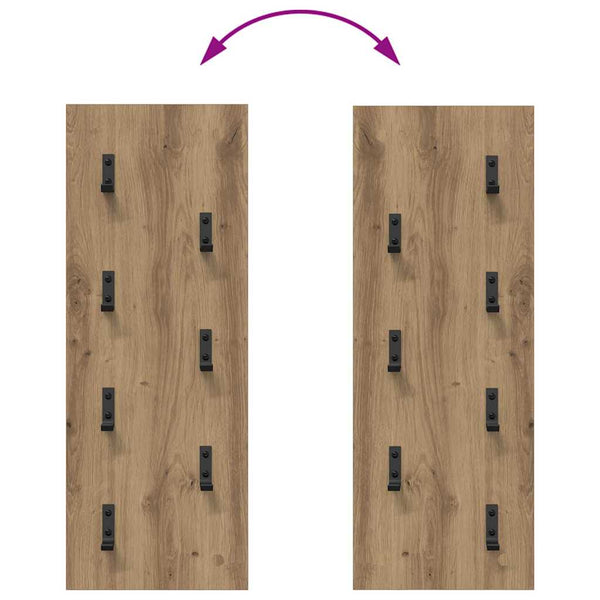 Wand-Nachttisch Artisan Eiche 30x80 cm