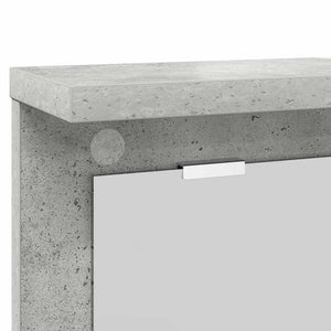 Wandmontierter Kleiderständer Betongrau