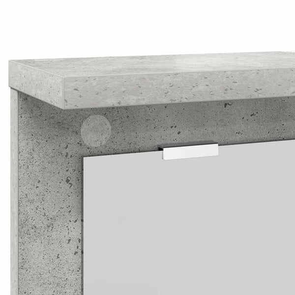 Wandmontierter Kleiderständer Betongrau