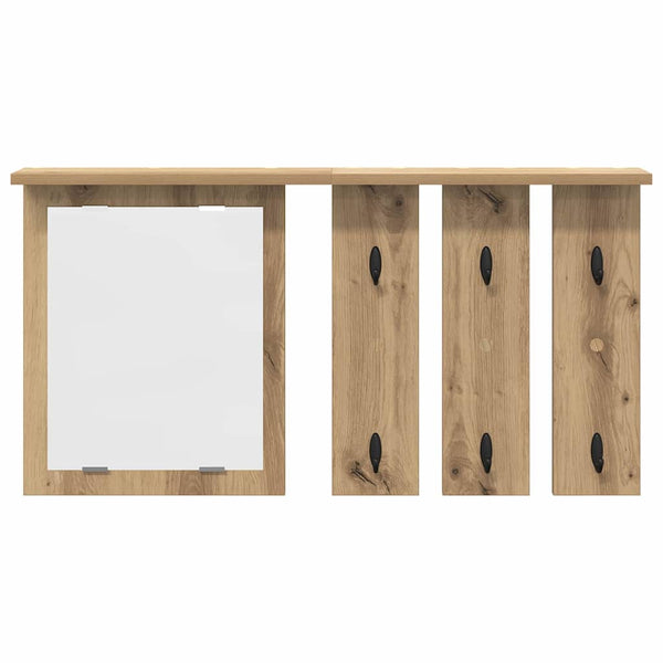 Wandmontierter Kleiderständer Artisan Eiche