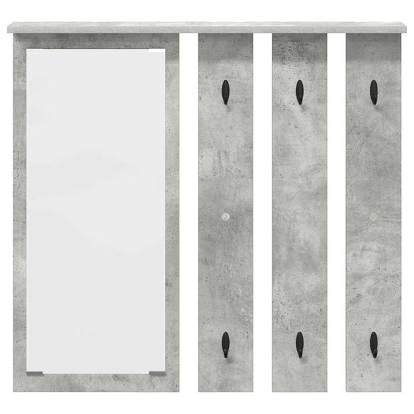 Wandmontierter Kleiderständer Betongrau