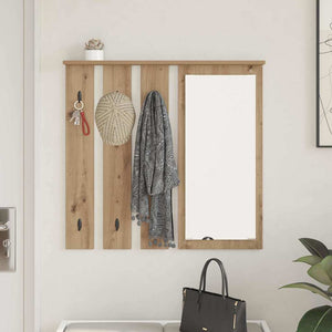 Wandmontierter Kleiderständer Artisan Eiche