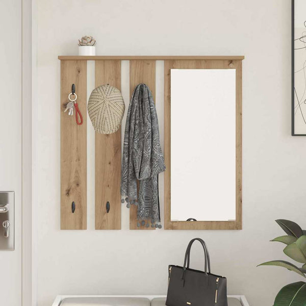 Wandmontierter Kleiderständer Artisan Eiche