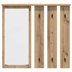 Wandmontierter Kleiderständer Artisan Eiche