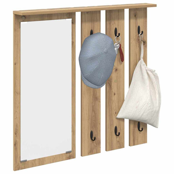 Wandmontierter Kleiderständer Artisan Eiche