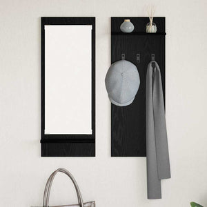 Wand-Nachttisch, Schwarz Eiche, 70x90 cm