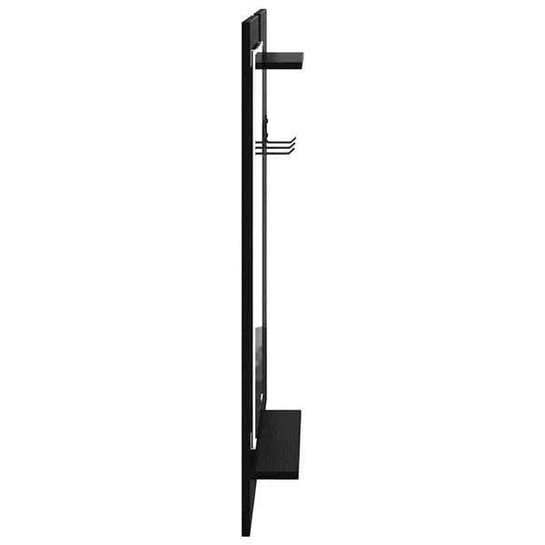 Wand-Nachttisch, Schwarz Eiche, 70x90 cm