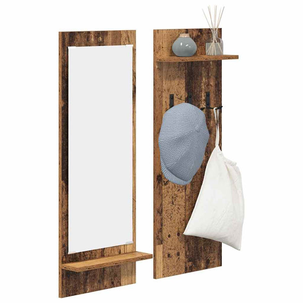 Wand-Nachttisch Altholz 70x90 cm