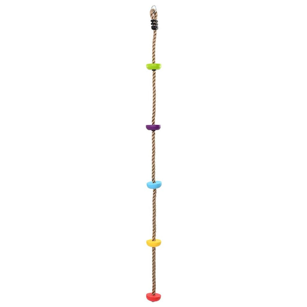 vidaXL Climbing Rope Multicolored 10.5 x 10.5 x 201 cm Polyester