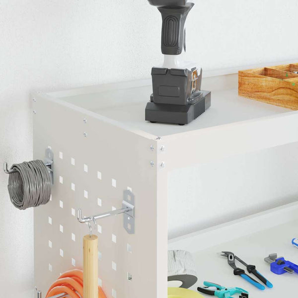 Werkzeugwagen Weiß mit Rädern