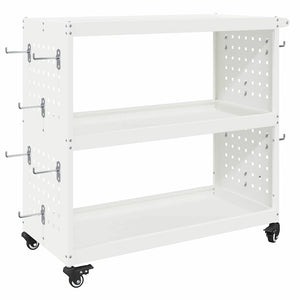 Werkzeugwagen Weiß mit Rädern
