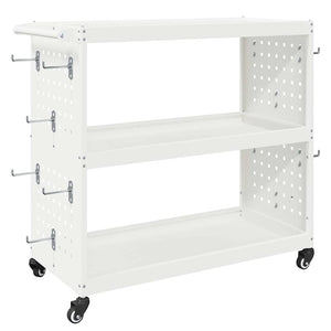 Werkzeugwagen Weiß mit Rädern