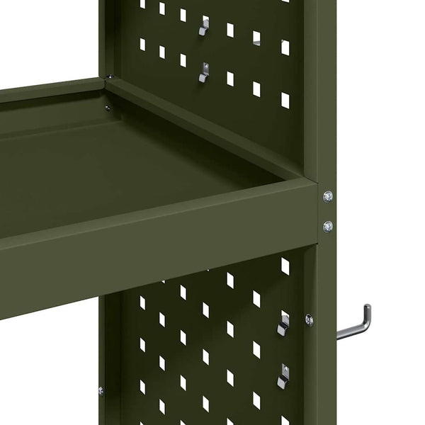 Werkzeugwagen, Olive Grün, Stahl