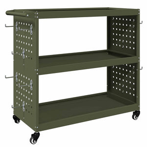Werkzeugwagen, Olive Grün, Stahl