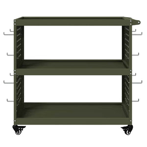 Werkzeugwagen, Olive Grün, Stahl