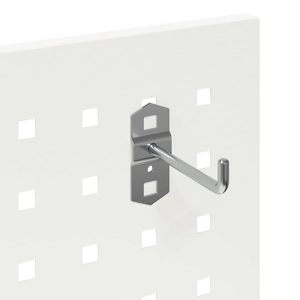 vidaXL Chariot à outils à roulettes Blanc 65 x 35 x 111 cm Acier laminé à froid