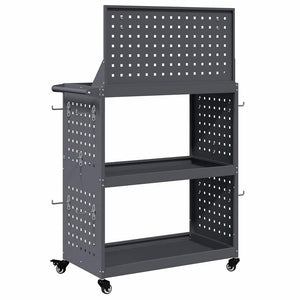 Werkzeugwagen Anthrazit Stahl 65x35x111cm