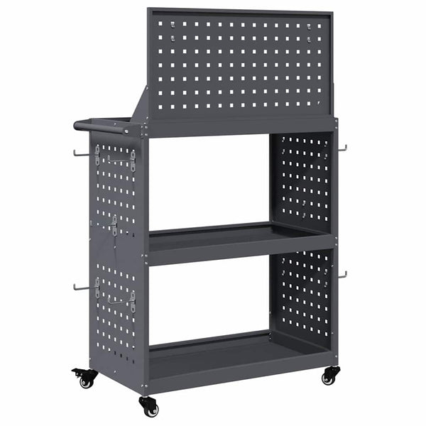 Werkzeugwagen Anthrazit Stahl 65x35x111cm