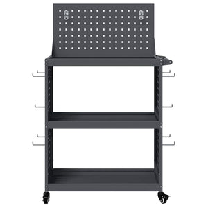 Werkzeugwagen Anthrazit Stahl 65x35x111cm