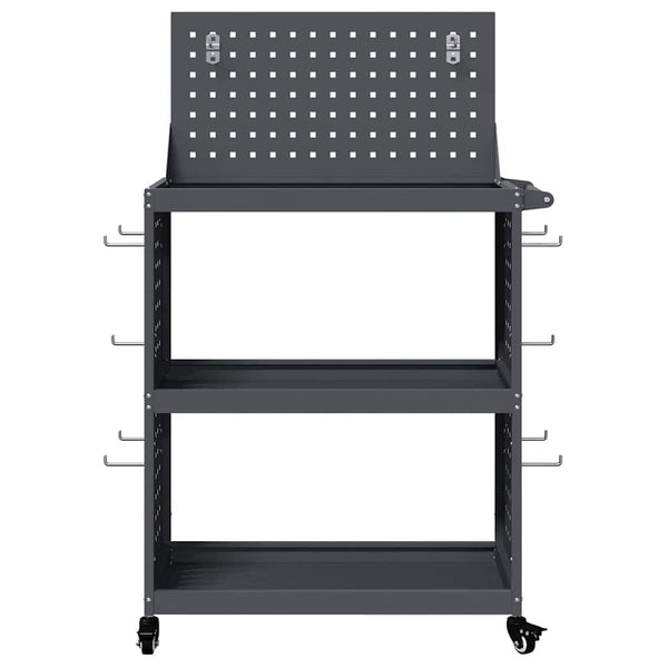 Werkzeugwagen Anthrazit Stahl 65x35x111cm