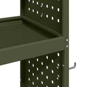 Werkzeugwagen Olive Grün Stahl