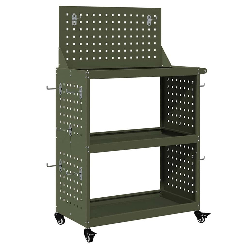 Werkzeugwagen Olive Grün Stahl