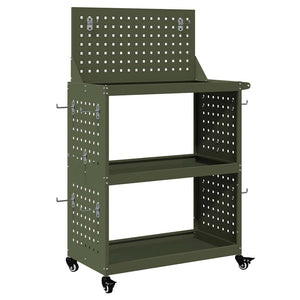 Werkzeugwagen Olive Grün Stahl