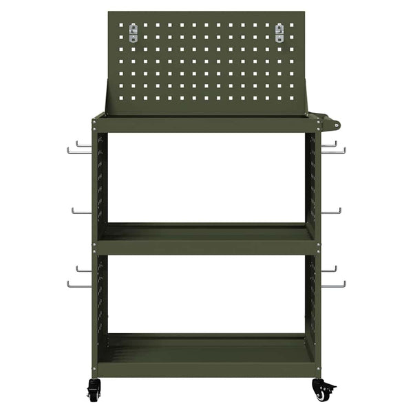 Werkzeugwagen Olive Grün Stahl