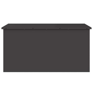 Stahl Außenlagerbox Schwarz 100 cm
