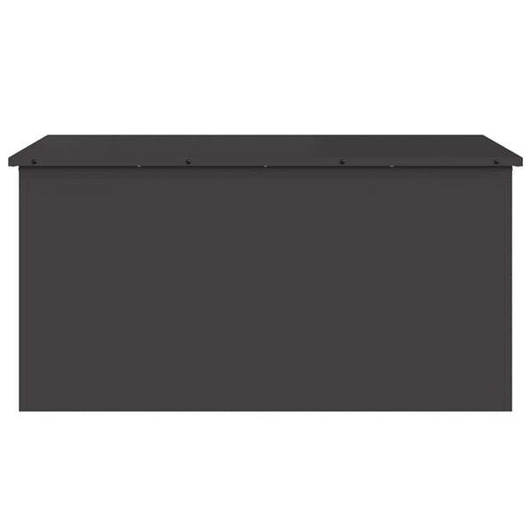 Stahl Außenlagerbox Schwarz 100 cm