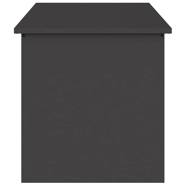 Stahl Außenlagerbox Schwarz 100 cm