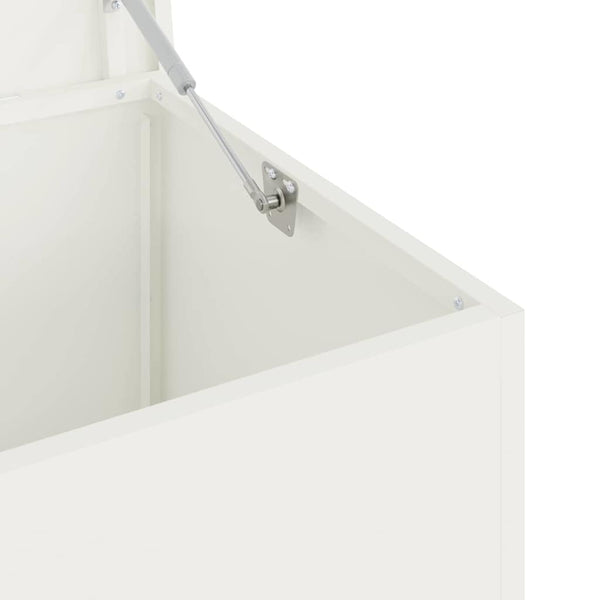 Weiße Außenlagerbox Stahl 100cm