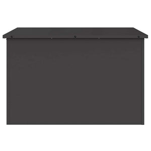 Schwarze Außenlagerbox Stahl 80x50,5x50cm