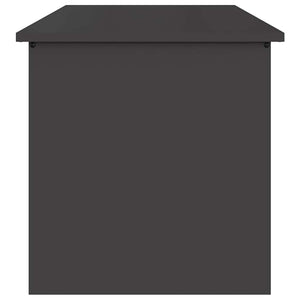 Schwarze Außenlagerbox Stahl 80x50,5x50cm