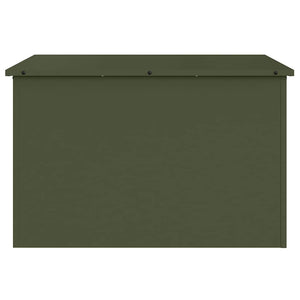 Außenlagerbox Stahl Olive Grün 80cm