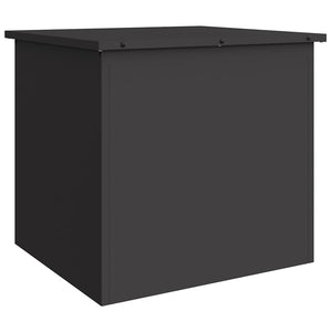 Schwarze Außenlagerbox Stahl 55x50,5x50cm