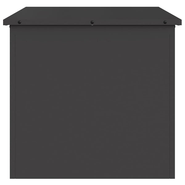 Schwarze Außenlagerbox Stahl 55x50,5x50cm