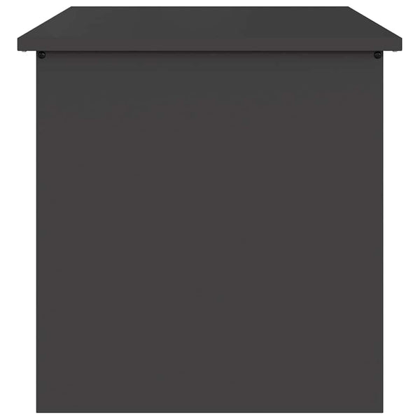 Schwarze Außenlagerbox Stahl 55x50,5x50cm