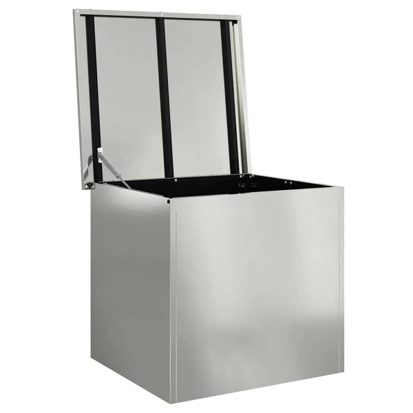 Stahl Außenlagerbox Silber 55cm