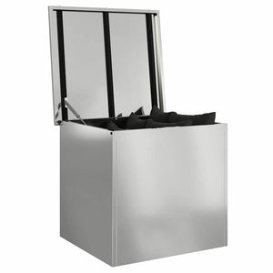 Stahl Außenlagerbox Silber 55cm