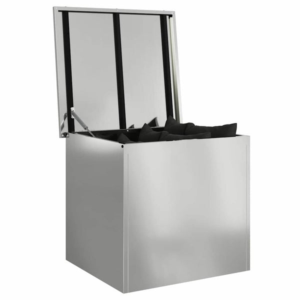 Stahl Außenlagerbox Silber 55cm