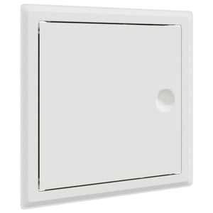Zugangsklappe, Stahl, 23x23cm, Weiß, 2er-Set