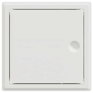 Zugangsklappe, Stahl, 23x23cm, Weiß, 2er-Set