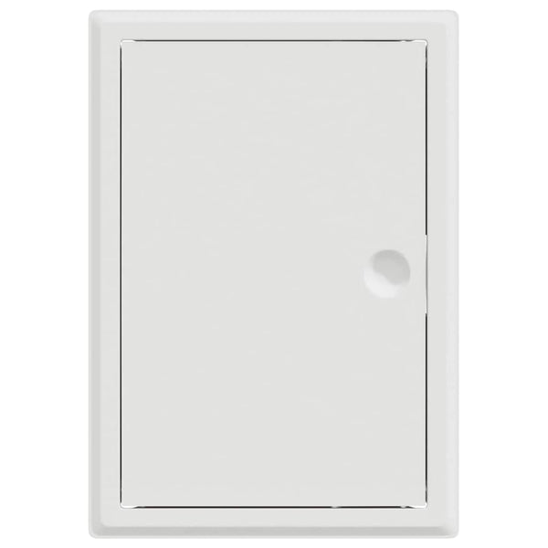 Weiße Zugangsklappe Stahl 33,5x23cm