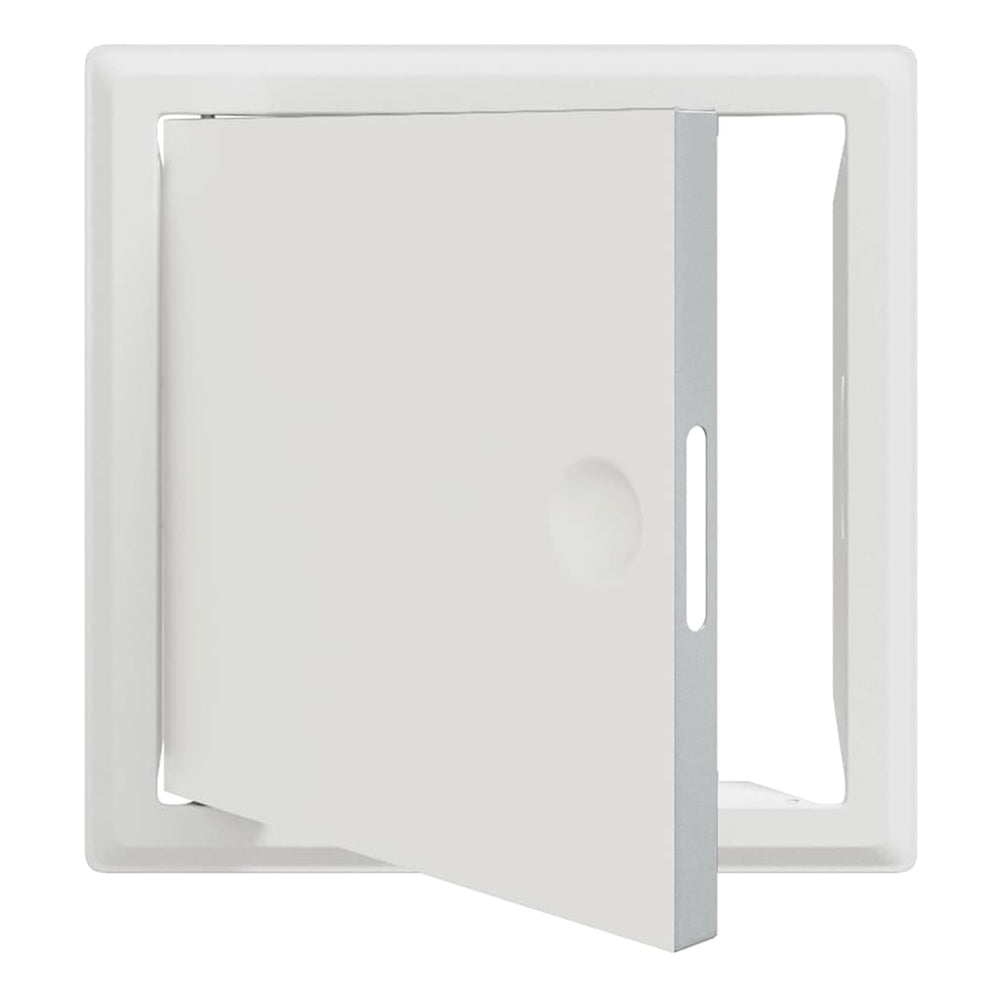 Weiße Zugangsklappe Stahl 33x33 cm