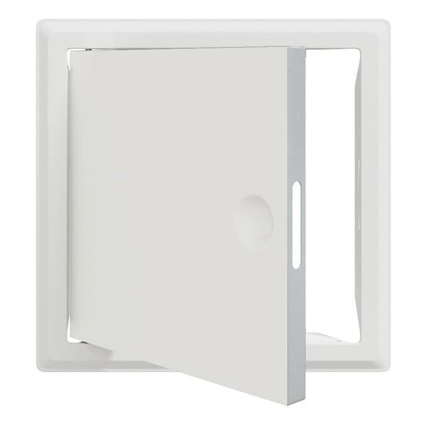 Weiße Zugangsklappe Stahl 33x33 cm