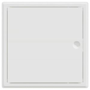 Weiße Zugangsklappe Stahl 33x33 cm