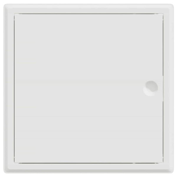 Weiße Zugangsklappe Stahl 33x33 cm