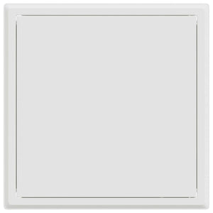 Weiße Stahl-Zugangsklappe 33,5x33,5 cm