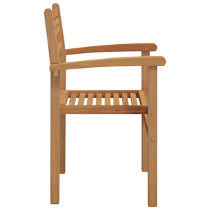 Teak Stühle Braun 6er Set